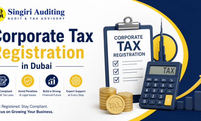 Corporate Tax Registration in Dubai by Singiri Auditing with expert FTA compliance, tax advisory, and business registration support.